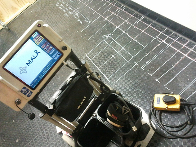 GPR for concrete scanning