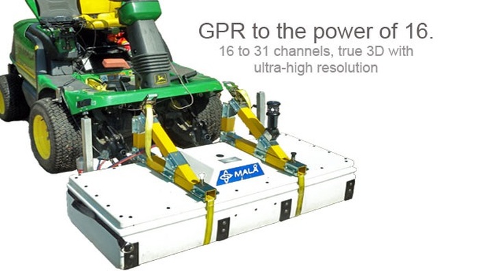 3D Radar GPR System  from MALA - MIRA