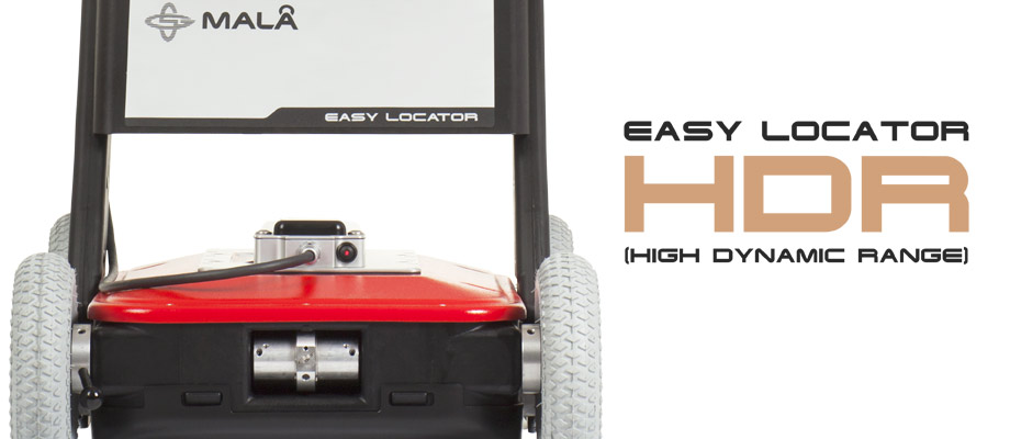 Easylocator HDR - GPR cable utility locator 